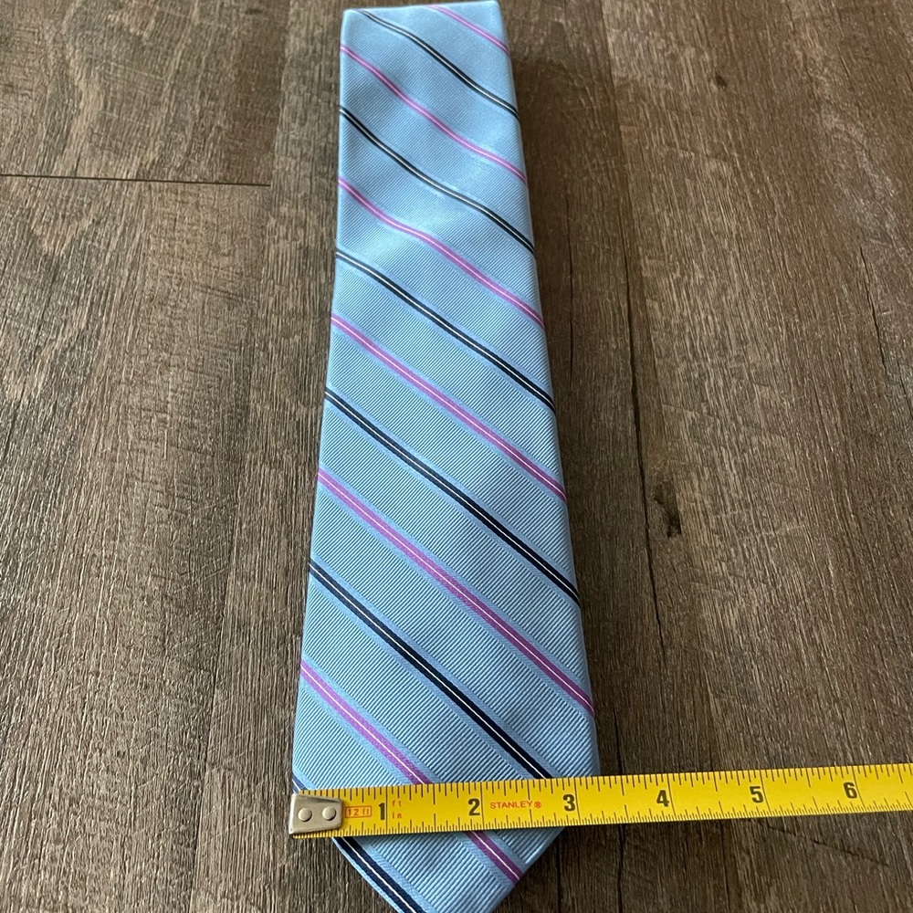 Brooks Brothers Pure Silk Mens Tie Blue
